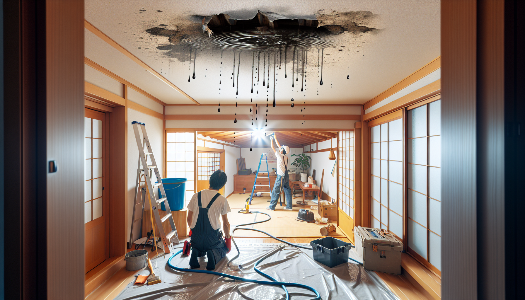 DIYで雨漏り修理に失敗する5つのパターンと正しい対処法